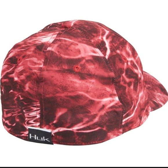 HUK Elements Strech Fit Baseball Cap M/L - Picture 3 of 5
